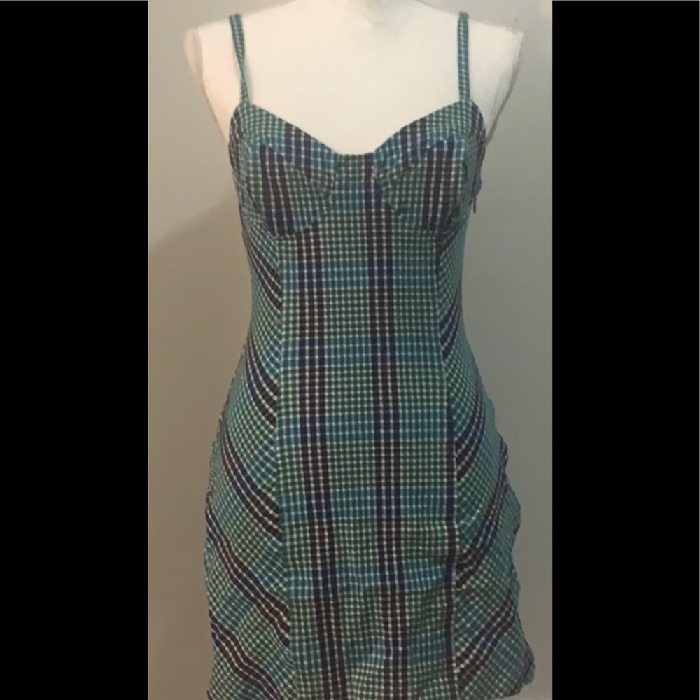 Urban outfitters green sun dress